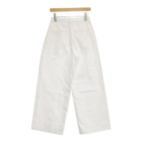 MICA & DEAL チノ スラックス ワイド タック 定価19800円 サイズ36 パンツ 25SS オフホワイト レディース マイカ＆ディール【中古】6-0822G∞