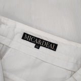 MICA & DEAL チノ スラックス ワイド タック 定価19800円 サイズ36 パンツ 25SS オフホワイト レディース マイカ＆ディール【中古】6-0822G∞