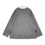MICA & DEAL 新品 ボートネック裏起毛ブラウス 定価18700円 ブラウス シャツ 25AW グレー レディース マイカ＆ディール【中古】6-0912M∞