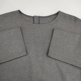 MICA & DEAL 新品 ボートネック裏起毛ブラウス 定価18700円 ブラウス シャツ 25AW グレー レディース マイカ＆ディール【中古】6-0912M∞