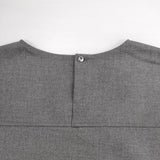 MICA & DEAL 新品 ボートネック裏起毛ブラウス 定価18700円 ブラウス シャツ 25AW グレー レディース マイカ＆ディール【中古】6-0912M∞