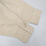 YARRA リネンコットンワイドシャツ 定価12980円 1413-236 インド製 長袖シャツ 24SS ベージュ レディース ヤラ【中古】6-0912M∞