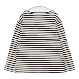 SAINT JAMES バスクシャツ ボーダー T4 長袖Ｔシャツ カットソー ロンＴ ホワイト ネイビー ユニセックス セントジェームス【中古】6-0917M∞