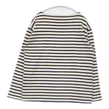 SAINT JAMES バスクシャツ ボーダー T4 長袖Ｔシャツ カットソー ロンＴ ホワイト ネイビー ユニセックス セントジェームス【中古】6-0917M∞