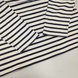 SAINT JAMES バスクシャツ ボーダー T4 長袖Ｔシャツ カットソー ロンＴ ホワイト ネイビー ユニセックス セントジェームス【中古】6-0917M∞
