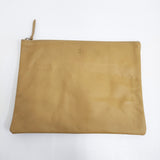 ARTS&SCIENCE Pouch M レザー ポーチM ポーチ マスタード イエロー レディース アーツ&サイエンス【中古】6-0710G♪