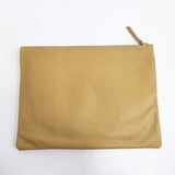 ARTS&SCIENCE Pouch M レザー ポーチM ポーチ マスタード イエロー レディース アーツ&サイエンス【中古】6-0710G♪