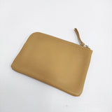 ARTS&SCIENCE Pouch SS レザーポーチSS ポーチ マスタード ベージュ キャメル レディース アーツ&サイエンス【中古】6-0710G♪
