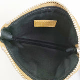 ARTS&SCIENCE Pouch SS レザーポーチSS ポーチ マスタード ベージュ キャメル レディース アーツ&サイエンス【中古】6-0710G♪