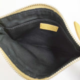 ARTS&SCIENCE Pouch S ポーチS レザー ポーチ イエロー レディース アーツ&サイエンス【中古】6-0710G♪