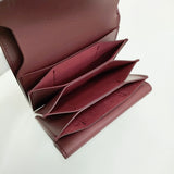 ARTS&SCIENCE 美品 Jabara short wallet ジャバラショートウォレット 二つ折り財布 ボルドー レディース アーツ&サイエンス【中古】6-0710G♪