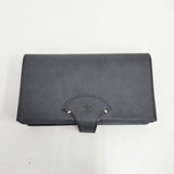 ARTS&SCIENCE 未使用 Jabara long wallet ジャバラロングウォレット 長財布 ネイビー レディース アーツ&サイエンス【中古】6-0710G♪