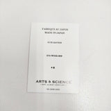 ARTS&SCIENCE 未使用 Jabara long wallet ジャバラロングウォレット 長財布 ネイビー レディース アーツ&サイエンス【中古】6-0710G♪