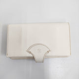 ARTS&SCIENCE Jabara long wallet ジャバラロングウォレット 長財布 オフホワイト レディース アーツ&サイエンス【中古】6-0710G♪