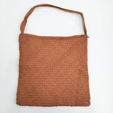 ARTS&SCIENCE A&S TOTE メッシュ レザー ワンハンドル トートバッグ ブラウン レディース アーツ&サイエンス【中古】6-0710G♪