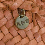 ARTS&SCIENCE A&S TOTE メッシュ レザー ワンハンドル トートバッグ ブラウン レディース アーツ&サイエンス【中古】6-0710G♪
