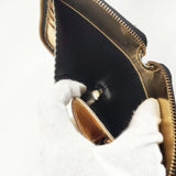 COMME des GARCONS 二つ折りZIP財布 ラウンドジップ ウォレット 二つ折り財布 ブラック ユニセックス コムデギャルソン【中古】6-0909G∞