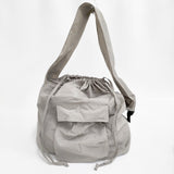 snow peak Ripstop Wrap Cross Bag 大容量 クロスバッグ 定価16500円 SB-26SU002 ショルダーバッグ 26SS グレージュ レディース スノーピーク【中古】6-0710G♪