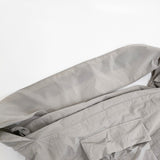 snow peak Ripstop Wrap Cross Bag 大容量 クロスバッグ 定価16500円 SB-26SU002 ショルダーバッグ 26SS グレージュ レディース スノーピーク【中古】6-0710G♪