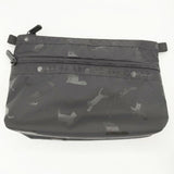LeSportsac COSMETIC CLUTCH ブラックキャッツ 定価5170円 小物入れ コスメ 猫 ナイロン ポーチ ブラック レディース レスポートサック【中古】6-0909G∞