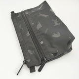 LeSportsac COSMETIC CLUTCH ブラックキャッツ 定価5170円 小物入れ コスメ 猫 ナイロン ポーチ ブラック レディース レスポートサック【中古】6-0909G∞