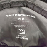 WHITE MOUNTAINEERING/BRIEFING BODY BAG 定価20900円 CORDURA リサイクルナイロン ボディバッグ ブラック メンズ ホワイトマウンテニアリング/ブリーフィング【中古】6-0710G♪