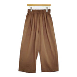 RILATO リラート ワッフルクロスパンツ MIDDLE サイズM～L 定価16500円 R26257 イージーワイド パンツ 26SS ブラウン レディース【中古】6-0710M♪
