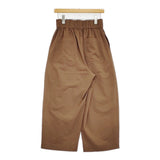 RILATO リラート ワッフルクロスパンツ MIDDLE サイズM～L 定価16500円 R26257 イージーワイド パンツ 26SS ブラウン レディース【中古】6-0710M♪