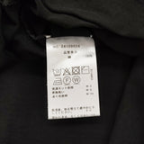 gungendo 石見銀山 コットン スリット プルオーバー 日本製 ボートネック ワイド 半袖Ｔシャツ カットソー ブラック レディース 群言堂【中古】6-0717S♪
