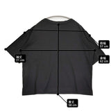gungendo 石見銀山 コットン スリット プルオーバー 日本製 ボートネック ワイド 半袖Ｔシャツ カットソー ブラック レディース 群言堂【中古】6-0717S♪