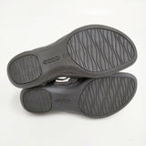ecco ECCO Flash ウィメンズ レザーサンダル サイズ37 定価25300円 ストラップ サンダル 26SS ブラック レディース エコー【中古】6-0710S♪