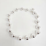 PEARL OCTOPUSS.Y パールオクトパシー SILVER SPHERE NECKLACE 定価99000円 ハンドメイド ネックレス 24AW シルバー レディース【中古】6-0710G♪