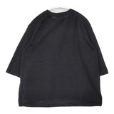 Plantation コットン 七分袖 PL26-KM101 ニットソー Ｔシャツ カットソー ブラック レディース プランテーション【中古】6-0917M∞