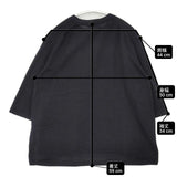 Plantation コットン 七分袖 PL26-KM101 ニットソー Ｔシャツ カットソー ブラック レディース プランテーション【中古】6-0917M∞