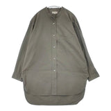 MARGARET HOWELL MATT COTTON POPLIN 578-1153006 長袖シャツ カーキ レディース マーガレットハウエル【中古】6-0917M∞