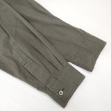 MARGARET HOWELL MATT COTTON POPLIN 578-1153006 長袖シャツ カーキ レディース マーガレットハウエル【中古】6-0917M∞