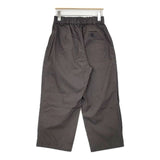 MHL. FINE COMPACT COTTON POPLIN サイズ1 イージー パンツ 24SS ブラウン レディース エムエイチエル【中古】6-0912M∞