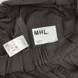 MHL. FINE COMPACT COTTON POPLIN サイズ1 イージー パンツ 24SS ブラウン レディース エムエイチエル【中古】6-0912M∞