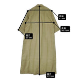 MARGARET HOWELL 578-2157004 SHIRTING LINEN DRESS シャツワンピース 定価58300円 日本製 サイズ1 ワンピース カーキ レディース マーガレットハウエル【中古】6-0711S△