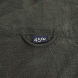 45R/45rpm リネンビーズ刺繍のボレロ 定価99000円 リネン シルク インド製 羽織り カーディガン 25SS チャコールグレー レディース フォーティーファイブアールピーエム【中古】6-0710M♪