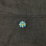 45R/45rpm リネンビーズ刺繍のボレロ 定価99000円 リネン シルク インド製 羽織り カーディガン 25SS チャコールグレー レディース フォーティーファイブアールピーエム【中古】6-0710M♪