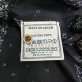 45R/45rpm バンダナミックスプリントのスモックブラウス（インディゴ）定価90200円 ブラウス シャツ ネイビー ホワイト レディース フォーティーファイブアールピーエム【中古】6-0710M♪