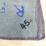 45R/45rpm 風呂敷 Rロゴ プリント 藍染 その他小物 ミズイロ レディース フォーティーファイブアールピーエム【中古】6-0624G◎