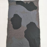 Rototo DUCK CAMO COTTON SHAWL MUFFLER ダックカモコットンショールマフラー マフラー チャコールグレー クロ メンズ ロトト【中古】6-0911T◎