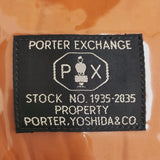 PORTER EXCHANGE PX TANKER 2WAY HELMET BAG ヘルメットバッグ 定価44000円 ショルダーバッグ MAROON マルーン メンズ ポーター【中古】6-0710G♪