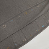 JURGEN LEHL J0132UA921 ブルーレーベル ヘンプコットン 裾刺繍 サイズM ワンピース グレー レディース ヨーガンレール【中古】6-0711S△