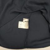 NATURAL BEAUTY BASIC 017-6214901 シフォン カシュクール風 ブラウス シャツ ネイビー レディース ナチュラルビューティーベーシック【中古】6-0917M∞