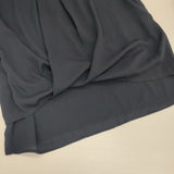 NATURAL BEAUTY BASIC 017-6214901 シフォン カシュクール風 ブラウス シャツ ネイビー レディース ナチュラルビューティーベーシック【中古】6-0917M∞