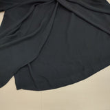 NATURAL BEAUTY BASIC 017-6214901 シフォン カシュクール風 ブラウス シャツ ネイビー レディース ナチュラルビューティーベーシック【中古】6-0917M∞