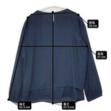 NATURAL BEAUTY BASIC 017-6214901 シフォン カシュクール風 ブラウス シャツ ネイビー レディース ナチュラルビューティーベーシック【中古】6-0917M∞